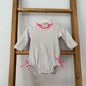 Ruffle Butts Rainbow Swimsuit